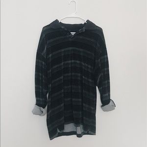 Oversized shirt dress - 90s Vintage grunge